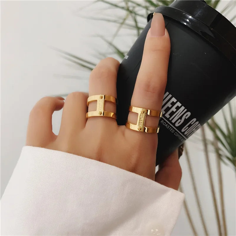 Personality 18K Gold Ring Personality 18K Gold Ring